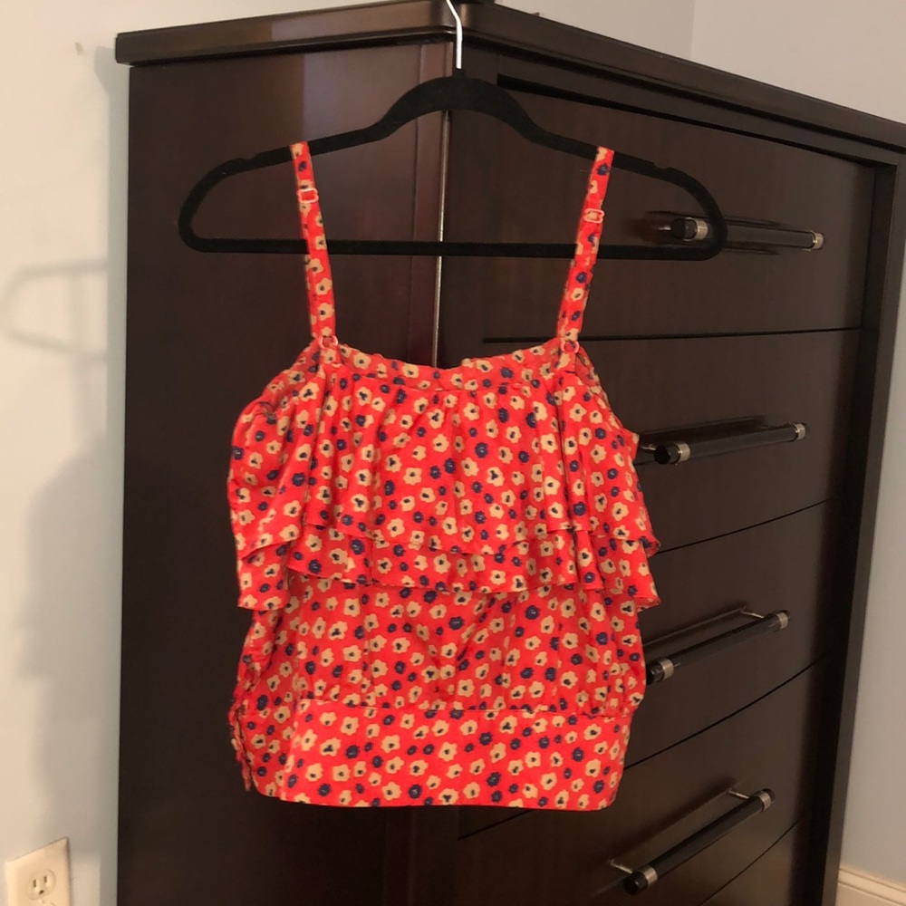 Double Zero - Ruffle Tank Top - Picture 2 of 4